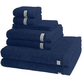Прання - гостьовий - душ - рушник - в комплекті (набір з 8) (джинсовий), 2 шт.