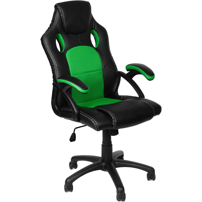 Ігровий крісло Panorama24 для геймерів та офісу: ергономічний, 9 кольорів, підйомний механізм, до 150 кг, сертифікат TÜV