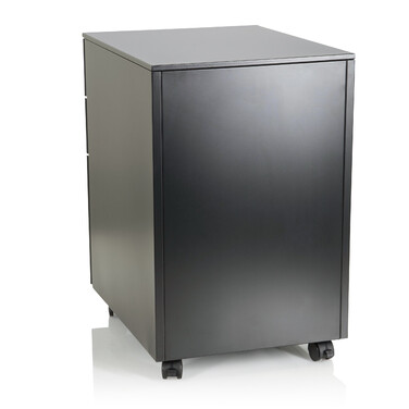 Контейнер на колесах COLOR OS I, метал, чорний колір з кодовим замком, hjh OFFICE