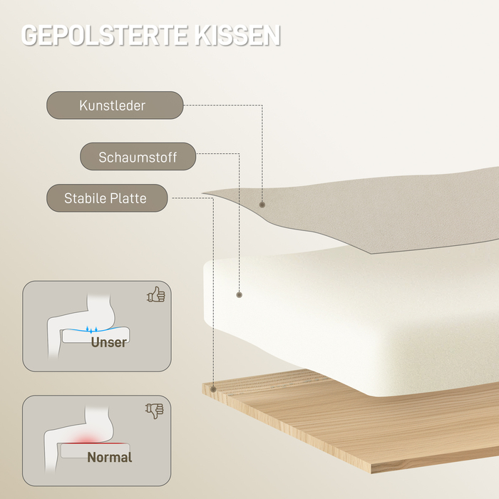 Ергономічне офісне крісло з підставкою для ніг, обтягнуте штучною шкірою, з коліщатками, поворотне, металеве, бежево-чорне