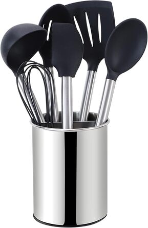 Набір кухонного приладдя ECHTWERK, ручка з нержавіючої сталі, тримач для посуду, силіконове господарське приладдя, EW-KS-1201K