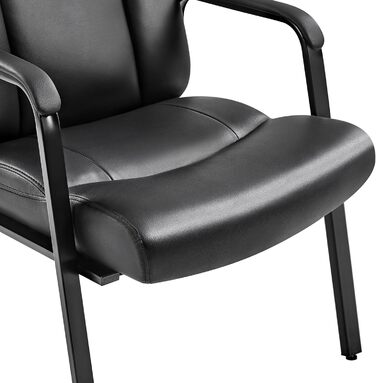 Крісла для офісу та конференцій Yaheetech (2 шт.) з підлокітниками, чорні