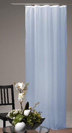 Декоративний шарф вуаль Штора для мансардного вікна 140х245 см (небесно-блакитний)