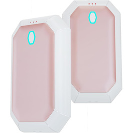 Електричний грієчка для рук ITSHINY, 2 шт. - багаторазовий, 3 режими нагріву, USB-зарядка, для чоловіків, кемпінгу та полювання (рожевий)