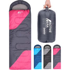 Спальний мішок Active Era Premium мумія, 250 GSM, для зими та літа, 0°C-15°C, водовідштовхувальний, ультралегкий, компактний, для кемпінгу та фестивалів