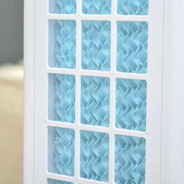 Колонний вентилятор з можливістю повороту на 52 градуси, тиха робота, 3 режими роботи та 3 швидкості