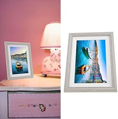 Цифровий фоторамка 10 дюймів з Wi-Fi, дерев'яний, 2K/4K HD IPS 1920x1080, розумний, для передачі фото та відео