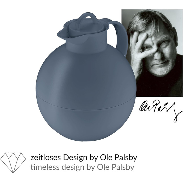 Термокава Alfi Kugel 0.94л Vintage Indigo з нержавіючої сталі, 940 мл, без BPA