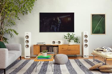 Центральний динамік Polk Audio Signature Elite ES30, висока роздільна здатність, Dolby Atmos, DTSX, білий