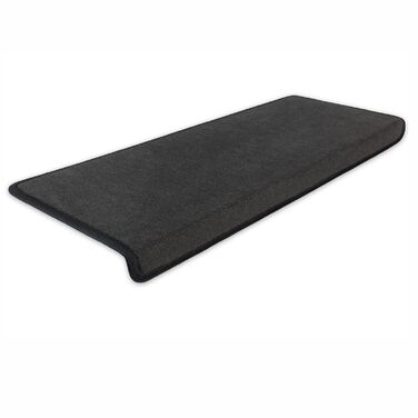 Ступінчасті килимки Kettelservice-Metzker® Vorwerk Uni Anthrazit (14 шт.) - прямокутні, антрацит