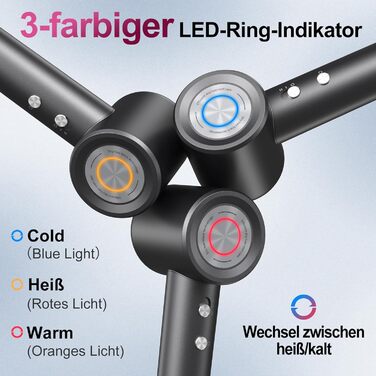 Професійний фен для волосся 1600W з безщітковим двигуном 110,000 об/хв, 200 млн іонів та дифузором, компактний дорожній фен, сірий