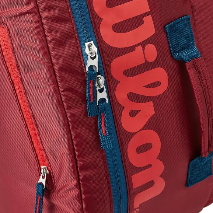 Сумка Wilson Padel для дітей та підлітків, сумка Junior Padel, до 3 ракеток (без розміру, червона/інфрачервона)