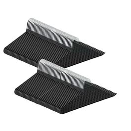 Чохли для штанів AIY0580B, 80 шт. - металеві вішалки для штанів з відкритими кінцями, чорні, рухомі, економія місця