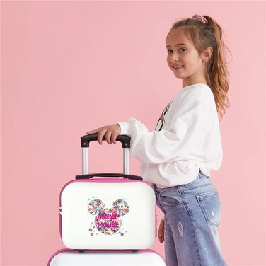 Адаптований б'юті-футляр Disney Minnie Sunny Day рожевий 29x215 cms ABS (молодіжна мода, 29см, білий)