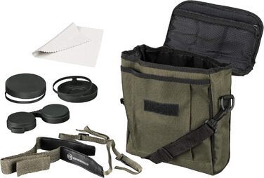 Бінокль Bresser Spezial-Jagd 11x56 з оптикою Bak-4, повним багатошаровим покриттям, різьбленням для штатива, ременем і чохлом — мисливський бінокль преміум-класу