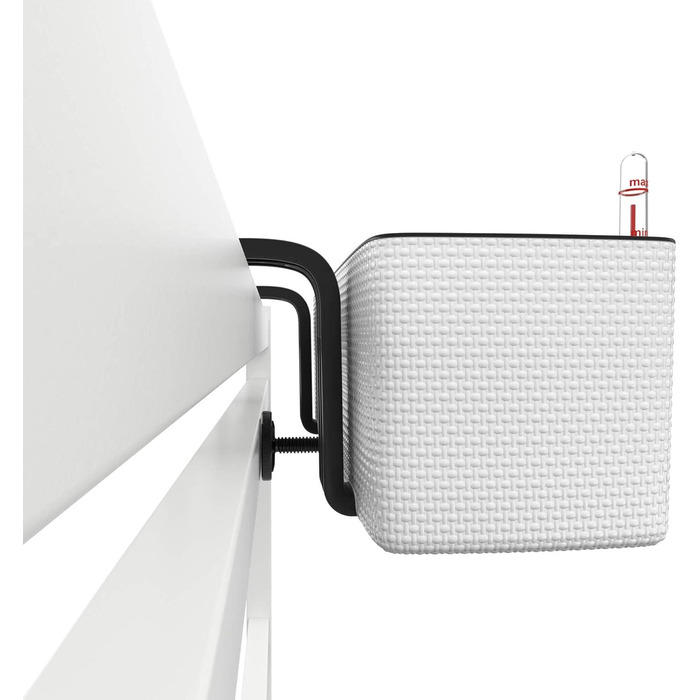 Горщик LECHUZA CUBE Color Triple (колишня BALCONISSIMA) 13680, сірий сланець (2 шт., 40x14x13,5 см)