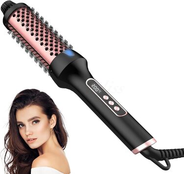 Термощітка LCD Ion Thermal Brush 38MM - плойка та щітка для випрямлення волосся