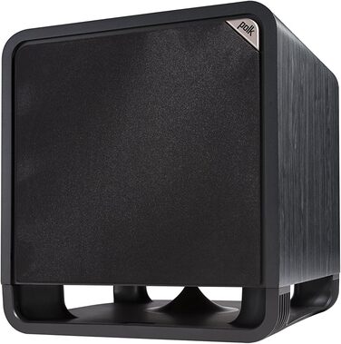 Активний сабвуфер Polk Audio HTS 12, баси 12 дюймів, 400 Вт, домашній кінотеатр і музика, чорний