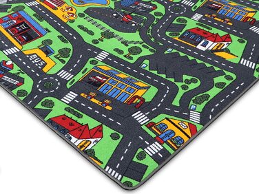 Ідеї Primaflor в текстилі дитячий килимок ігровий килимок міський вуличний килимок, дорожній килимок, дорожній килимок (160 х 200 см)