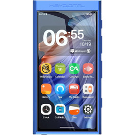 Цифровий аудіоплеєр HiBy M300 з вбудованим динаміком, Android 13, Bluetooth, Wi-Fi, FM-радіо, PCM768k, DSD256, 32 ГБ, синій