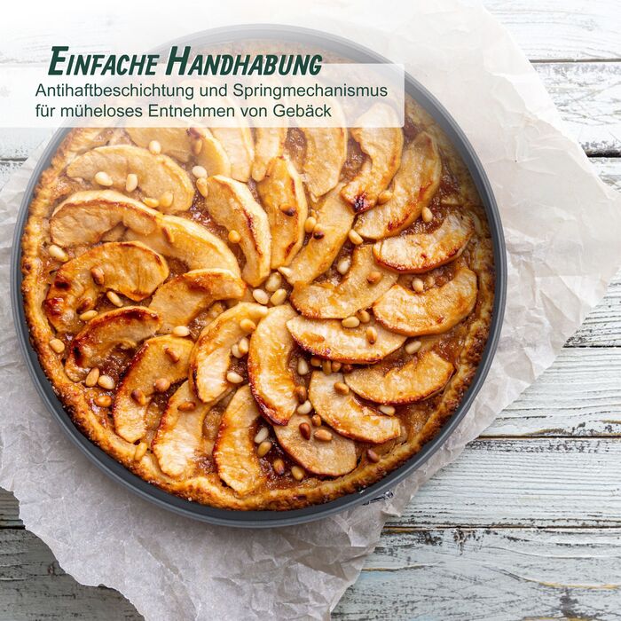 Форма для випічки знімний бортик Antihaft 26 см з кришкою