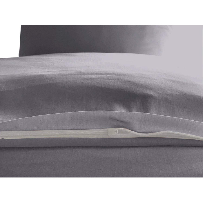 Постільна білизна Mixibaby з бавовни Renforce на блискавці розмір дизайн 2-3 шт. на вибір, колір постільної білизни Розмір (155 х 220 см, сріблястий)