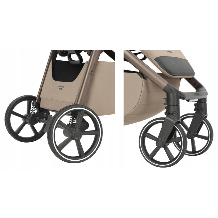 Дитячий прогулянковий візок CARRELLO BRAVO M/Lite, колір Flax Green