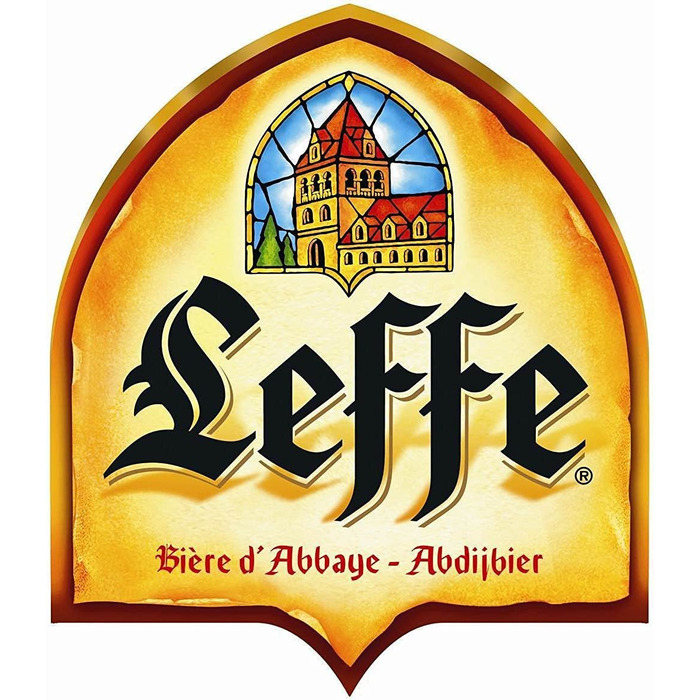 Келихи Leffe 33CL (набір з 4) з великою ніжкою 4 килимка для пива Leffe