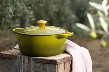 Le Creuset Signature Сковорода-жаровня з кришкою, чавун, Ø 28 см, 4.2 л, Ocean (оливковий зелений)