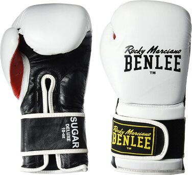 Боксерські рукавички Бенлі Роккі Марчіано Шугар Делюкс 12 унцій білого кольору