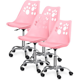Комплект (4шт) дитяче крісло Evo-Kids Indigo Pink (арт H-232 PN/PN-Х4))