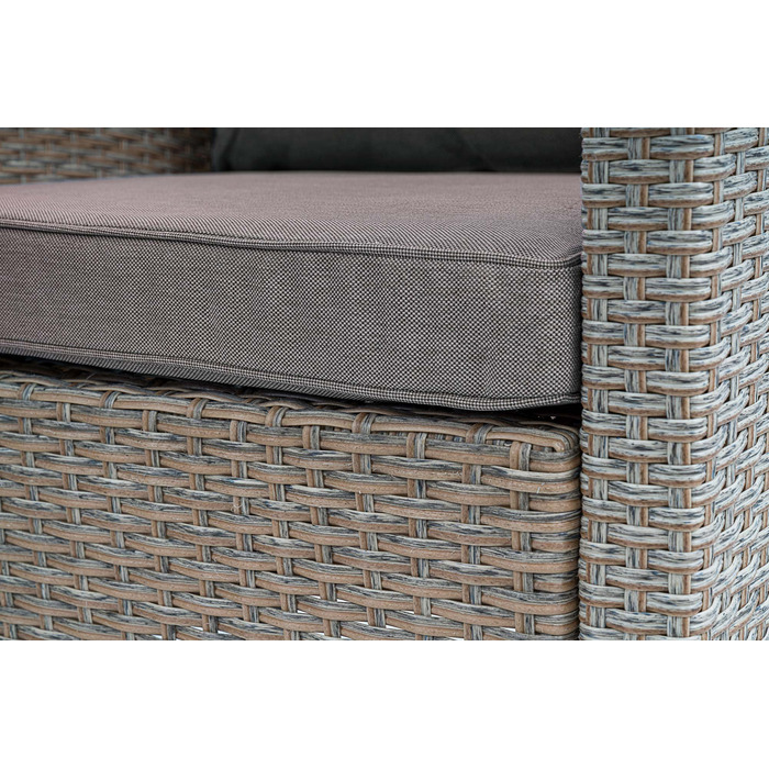 Комплект садових меблів з техноротанга Di Volio Firenze DV-016GF, бежевий, 6 предметів