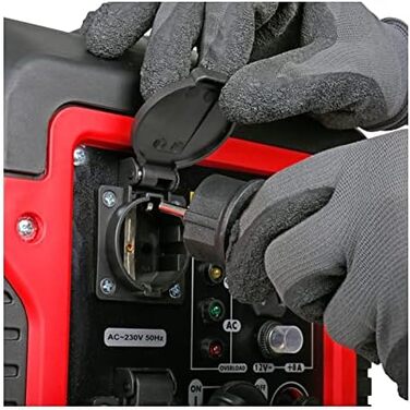 Генератор STIER SNS-190 Premium: бензиновий інверторний генератор, 4 л, 6 годин роботи, тихий (59 дБ), 4-тактний двигун, датчик масла, Eco-режим