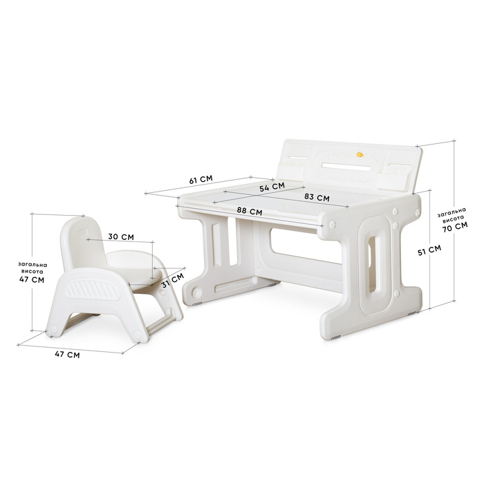 Дитячий комплект Mealux Kris White (арт. KD-F032 White)