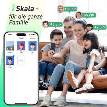 Цифрова вага для людей з Bluetooth, ваги-аналізатор складу тіла: вимірювання жиру, ІМТ, м'язової маси, пульсу, води, білка, ваги кісток, BMR