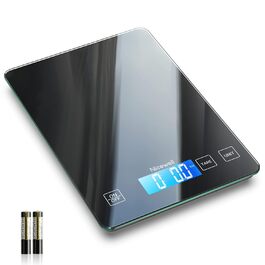 Кухонні ваги Nicewell Digital 10 кг, з точністю 1 г, для приготування їжі та випічки, скляна платформа