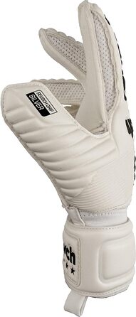 Молодіжні воротарські рукавички Reusch унісекс Legacy Arrow Silver Junior з дуже хорошим захопленням і розрізом по зовнішньому шву (7, Білий)