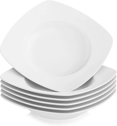 Серія Julia, набір посуду на 12 персон, порцеляновий набір посуду, столовий сервіз з обідньою тарілкою, десертна тарілка, супова тарілка, кавові чашки, блюдця по 12 штук (6 штук, супова тарілка)