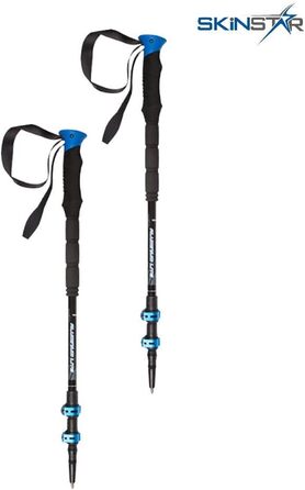 Трекінгові палиці Ski Pole Ski Touring Pole Лижні палиці для походів (ЧОРНИЙ/СИНІЙ), 1 Touring Pole