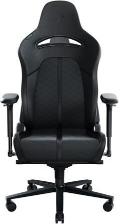 Ігровий крісло Razer Enki Schwarz: Комфорт на весь день (Підтримка попереку, широке сидіння, оптимізована щільність наповнювача, нахил до 152°) Зелений | Стандарт