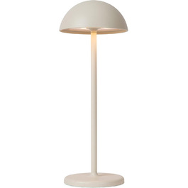 LED-лампа LUCIDE JOY - перезарядна настільна лампа для дому та вулиці, IP54, 1.5W, 3000K, біла