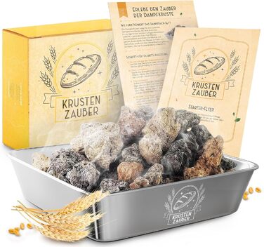 Форма для випікання хліба з кришкою та кошиком для підйому тіста - Robuste 28 см, чавун - ідеальна для хліба, тостів, випікання в чавунному горщику, аксесуари для випікання, парова шапка з лавовими каменями