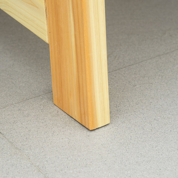 Двомісна садова лавка з дерева, стійка до погодних умов, лавка для відпочинку з підлокотниками, меблі для саду, стійкі до УФ-випромінювання, паркова лавка, витримує до 220 кг, лавка для балкону, тераси, саду, 116 x 56 x 80 см, колір натуральний