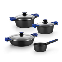 Набір посуду BRA Advanced з алюмінію з антипригарним покриттям, 4 предмети, для всіх типів плит (індукція)