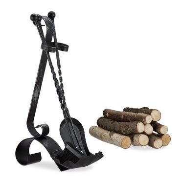 Набір для каміну Relaxdays, античний стиль, 4 частини