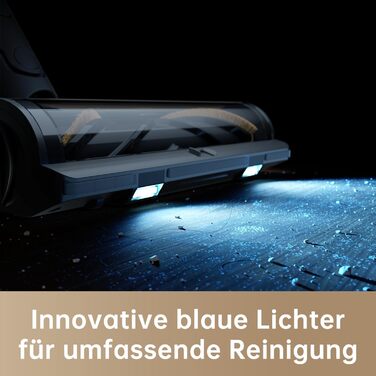 Dreame R20 Бездротовий пилосос: 190AW потужність, 90 хвилин роботи, датчик бруду, LED-дисплей, синій LED, без заплутування, для дому, шерсть тварин, килими