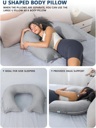 Подушка для читання INSEN з охолоджуючими смугами, сіра, базова модель