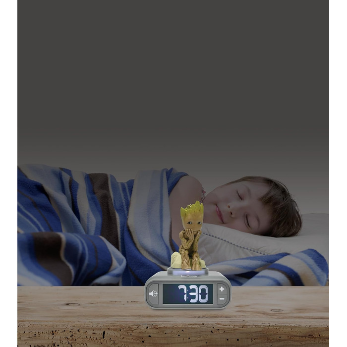 Дитячий ліхтарик-годинник Lexibook Disney Stitch, рожевий, зі звуками та підсвічуванням LCD, функція сну RL800D1