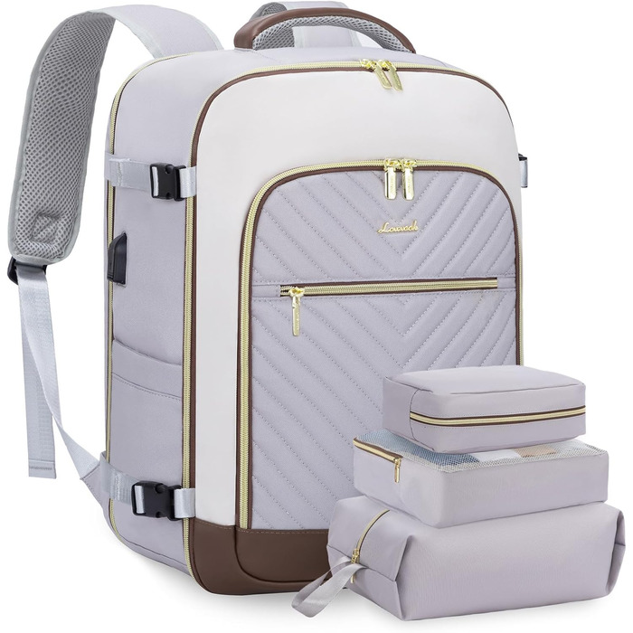 Рюкзак LOVEVOOK для ручної поклажі 40L: жіночий, для подорожей, з відділенням для ноутбука 17.3