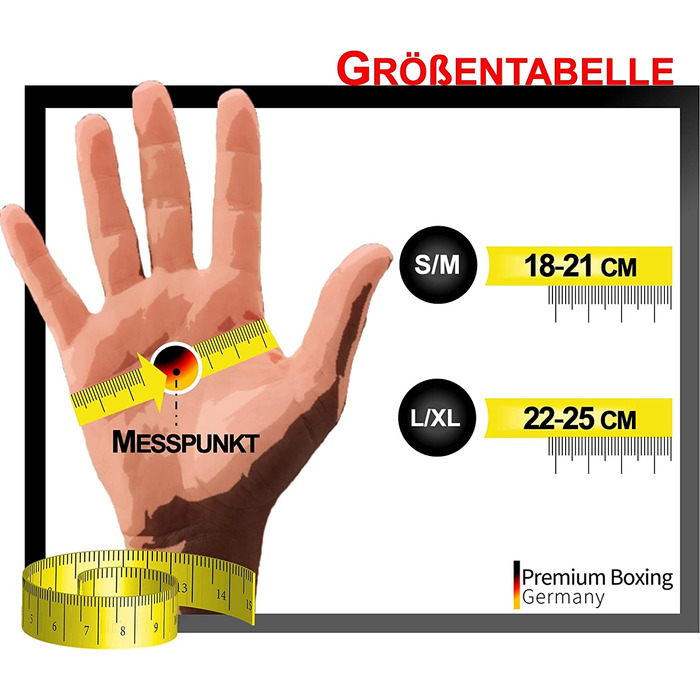 Рукавички для ММА боксерські рукавички оптимальний захист-Преміум бокс Німеччина-для тренувань зі спарингу Боротьба Бойові види спорту Кікбоксинг для чоловіків і жінок (L / XL)
